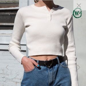 Brandy Melville Delilah knit top